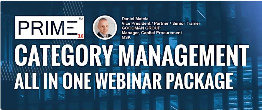 category management course webinar procurement