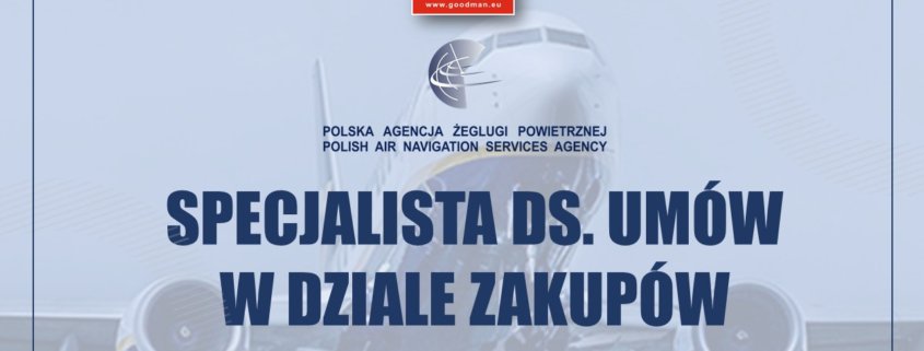 specjalista ds umow polska agencja lotnictwo kupiec manager ds zakupow