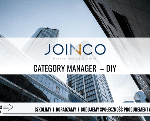 CATEGORY MANAGER PRACA REKRUTACJA JOINCO WARSZAWA KARAKÓW GDAŃSK ŁÓDŹ POZNAŃ WROCŁAW