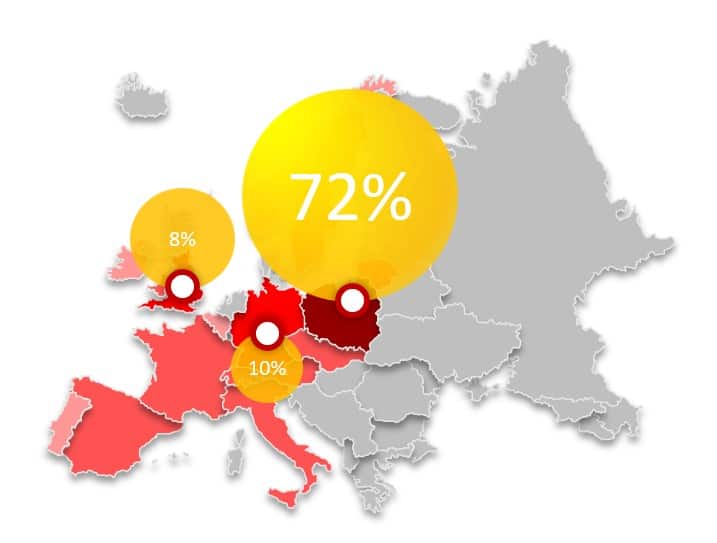 goodman grou obszar działania mapa